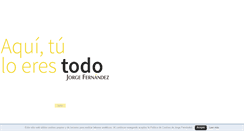 Desktop Screenshot of jorgefernandez.es